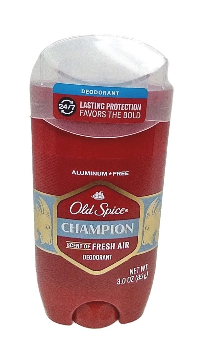 New Old Spice Champion Deodorant Stick 24/7 Scent Fresh Air