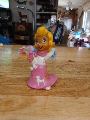 Vintage Brittany Chipette Figure   Alvin & The Chipmunks   Pink Dress   1990s  I