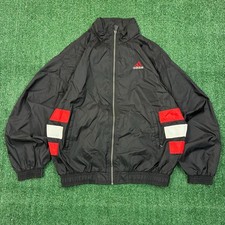 Vintage 90s Adidas Embroidered Windbreaker Jacket