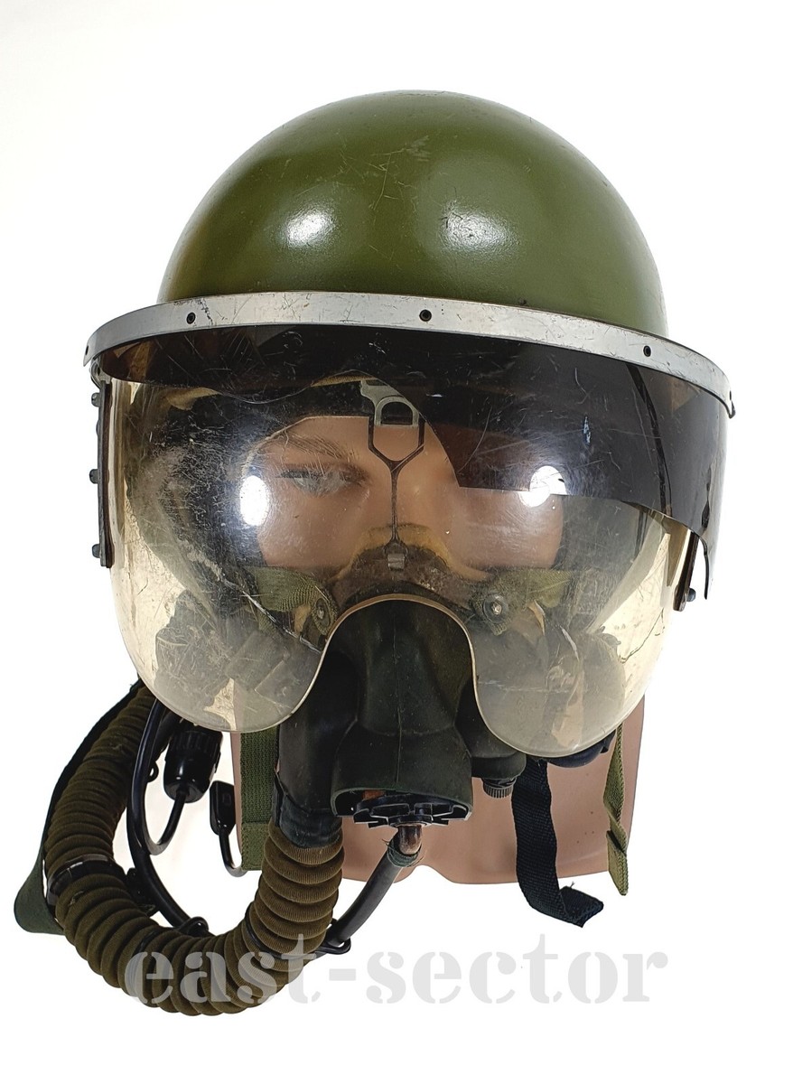 RARE Vintage Fighter Pilot Helmet ZSH-3B Armored USSR Air Force SU