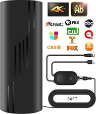 4K 1080p HD Indoor Amplified Digital Smart TV Antenna 1000 Mile HDTV Local