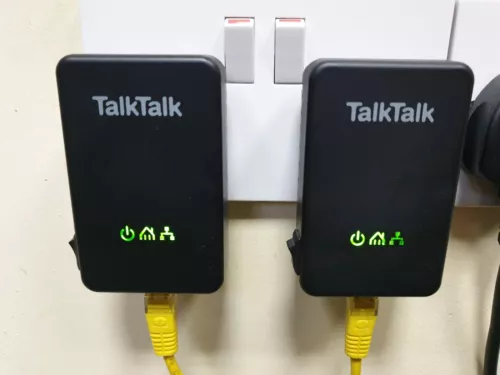 talktalk huawei powerline adapters  pt200av (paired) plus 2 x ethernet cables! image 6