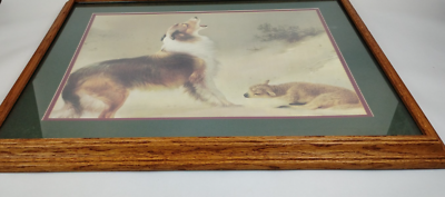 Albrecht Schenck Found Shepherds Call Framed Lithograph Collie