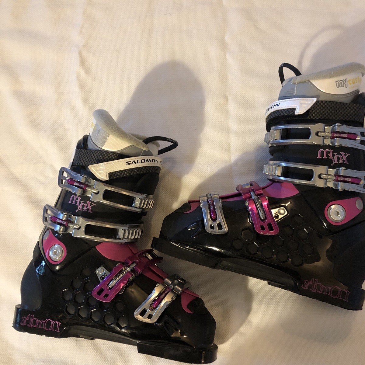 WOMENS SALOMON MYNX FLEX 75 SKI BOOTS SIZE 25.0 ( US 7 1/2 ) | eBay