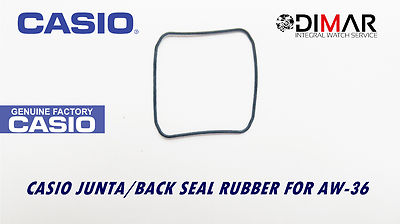 CASIO JUNTA/ BACK SEAL RUBBER, PARA MODELOS. AW-36
