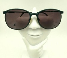 Vintage Marchon CFG-16 Green Metal Oval Sunglasses FRAMES ONLY