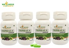Triphala Capsules Relieve Constipation, Flatulence, Gas Pack Of 4X60X500Mg