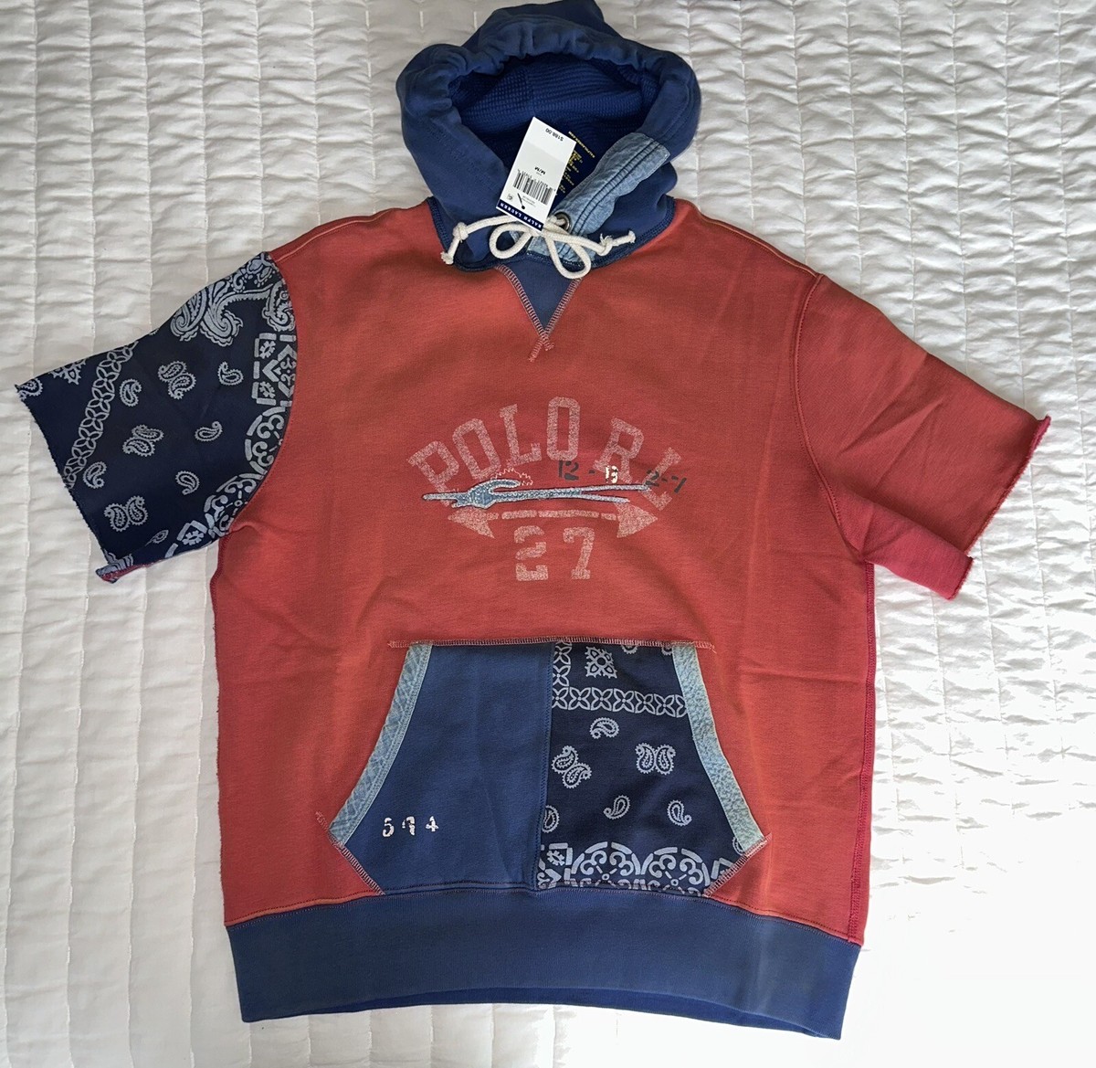 Polo Ralph Ralph Lauren Bandana Hoodie Polo Ralph Lauren Blue