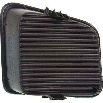 New Fog Light Cover Left Side For Toyota Tundra - Textured Black, No Hole, Direct Fit