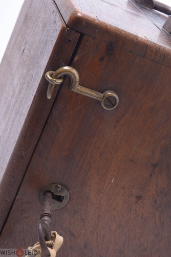 ✅ BELLIENI JUMELLE? CAMERA MAKERS CASE 23X24X18CM, 9X9.4X7INCH EARLY C.1890, KEY - Picture 7 of 11
