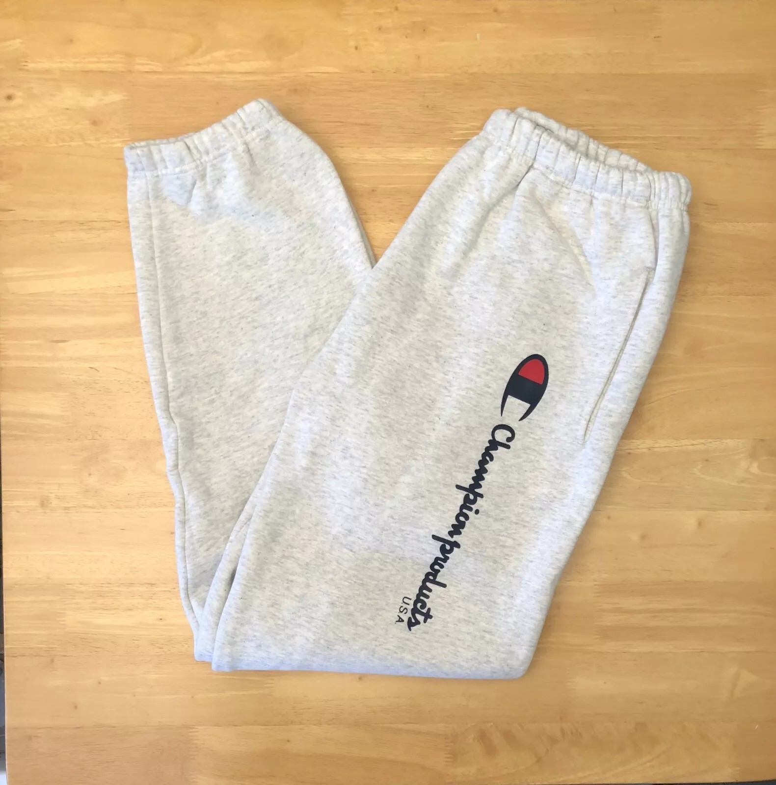 Pantalon de survêtement logo Champion & Supreme gris taille XL   expédié le jour même