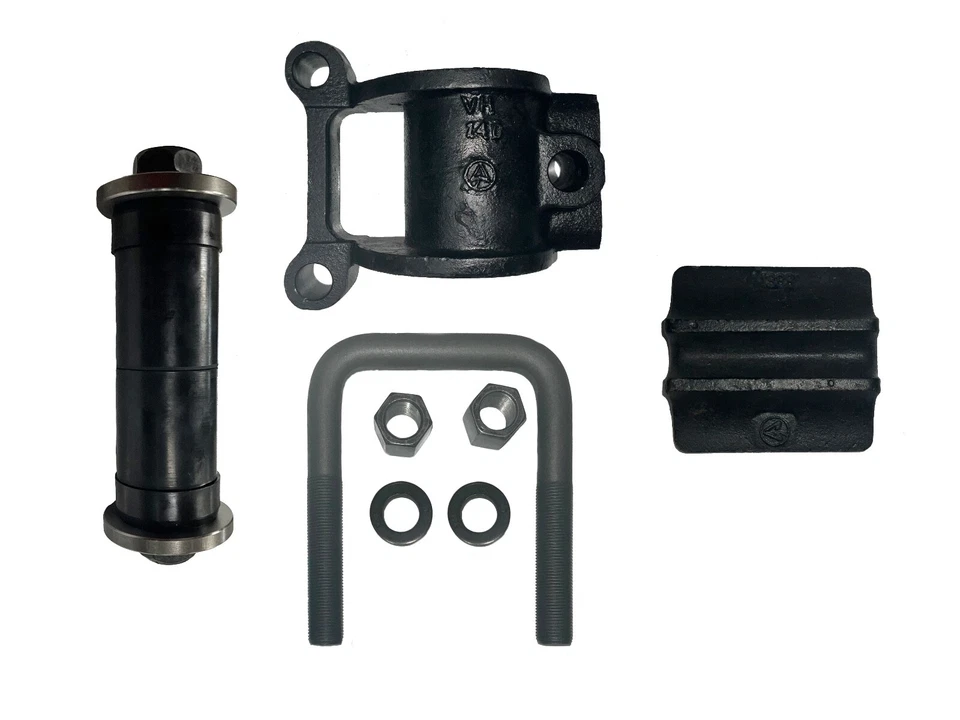 Peterbilt Air Leaf Housing & Bushing Kit 4" Wide Spring 03-01654 03AL1 - Image 2 of 4