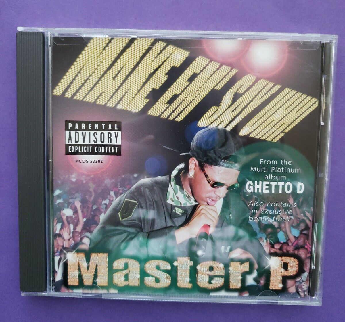 MASTER P MAKE EM SAY UHH! PROMO CD Single Album Radio Instrumental Weed Hennesey