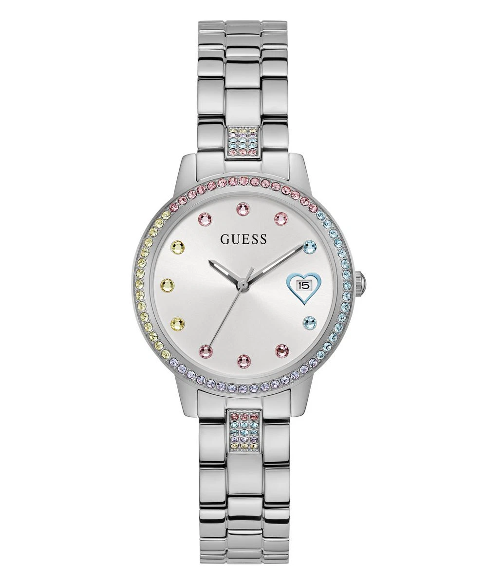 GUESS Orologio Uomo Escape GW0661G2 - Cassa 44mm Acciaio Oro E Quadrante Verde - 4