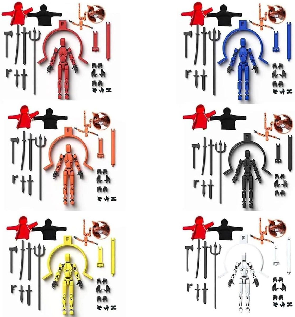 Limited Editions - Hoodie Dummy13 Magnetic Action Figure Set, T13