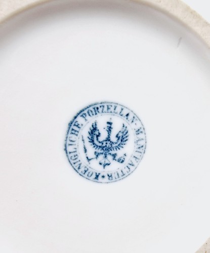 Antik KPM Berlin - Kaffeekanne & Milchkännchen - Blumen.Goldrand Dekor - Bild 10 von 15