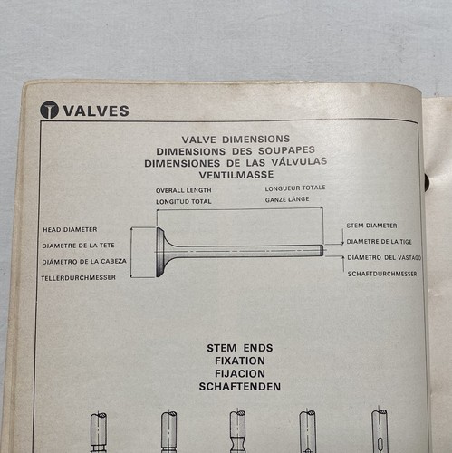Engine Valves, Guides & Springs 1977 catalogue - Picture 5 of 10