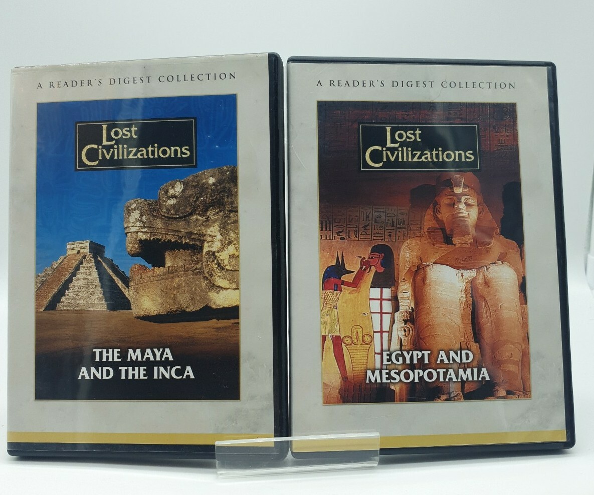 2 x Lost Civilizations-Egypt & Mesopotamia/the may and the Inca. Readers digest
