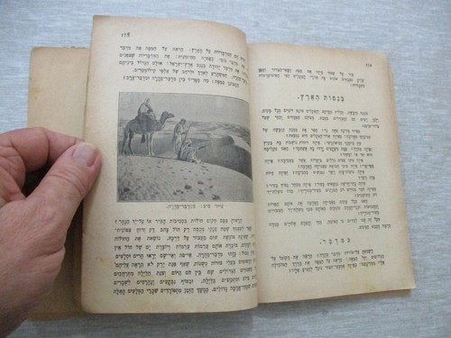 Geography, an old teaching Hebrew book,illustrated,2nd edit.,Warsaw,1934. cs1849 - Picture 9 of 11