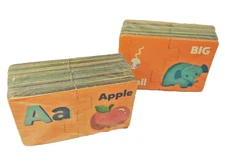 Kids Alphabet and Opposite Puzzle Cards Sealed, 20 Cards In Each