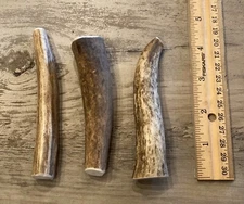 3-Pack SMALL Elk/Deer Antler Premium Dog Chews **OREGON ANTLER WORKS**