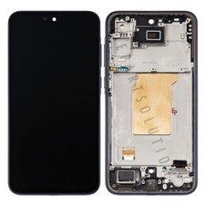 OEM Samsung Galaxy A35 5G SM-A356 OLED LCD Screen Touch  Frame Assembly Navy 
