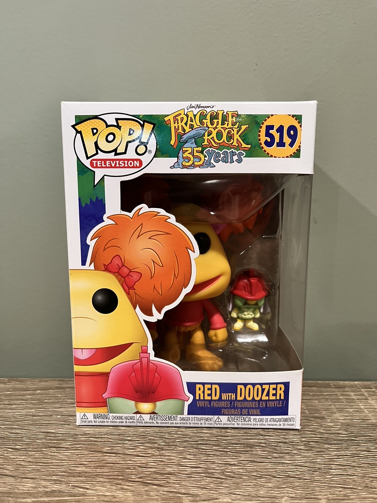 Funko Pop! Television Fraggle Rock Red With Doozer #519 Vinyl Figure Vaulted