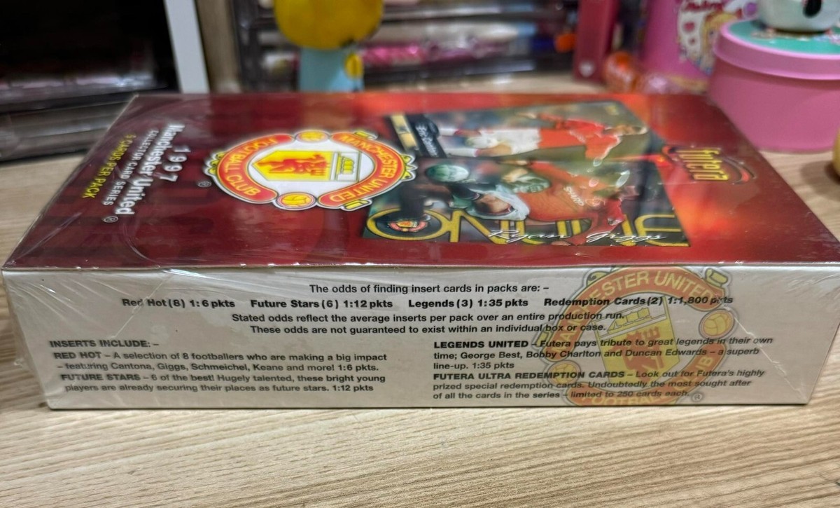 Futera 1997 Manchester United Box New In Sealed (36 Packs) Fresh 