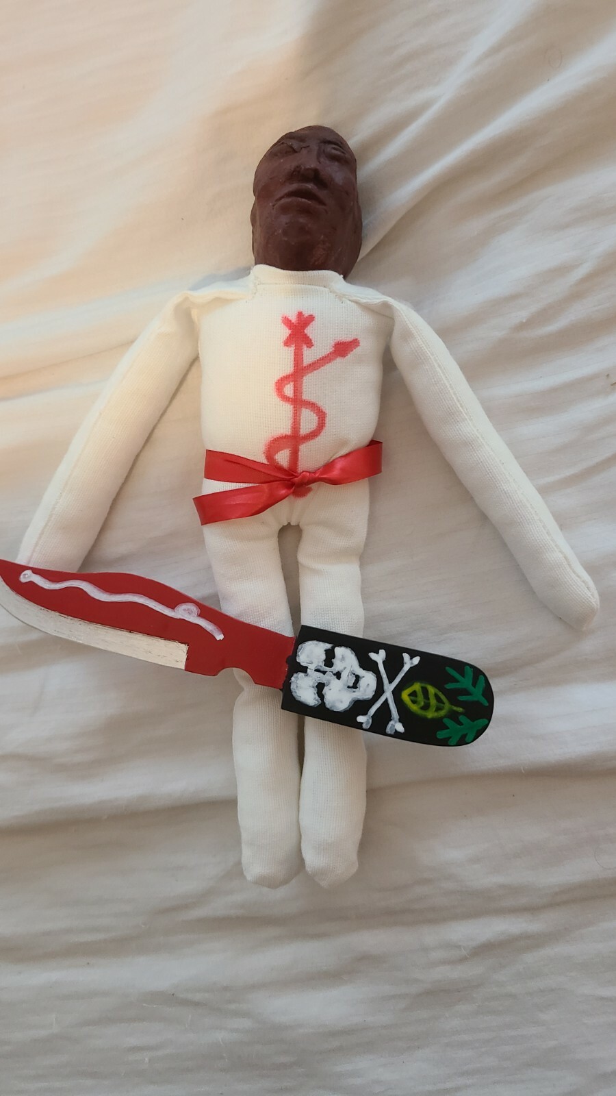 Voodoo Doll & Knife Set for the Chucky Child's Play Good Guy Doll NO