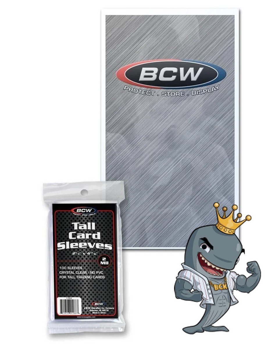 tall card sleeves Ultra Pro Semi Rigid Holder 1/2" Lip  Clear PVC for Trading Cards  Fits 2.5" x 3.5" up to 35pt  Card Grading Sleeves for Storage, Shipping, TCG Discount automatically applied at checkout (500) Ultra Pro Tall Soft