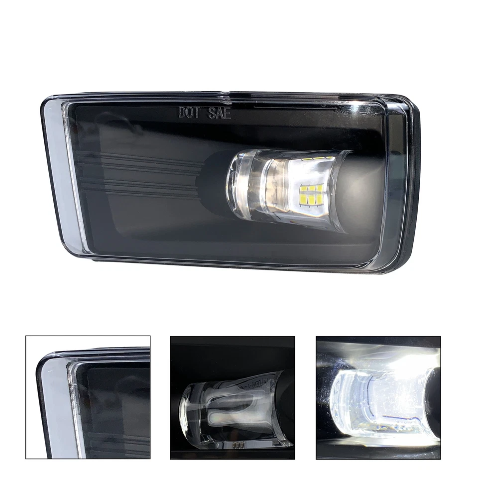 LED Fog Lights For Chevy Silverado 1500 2500 3500/Avalanche/Suburban 2007-2015 - Image 4 of 4