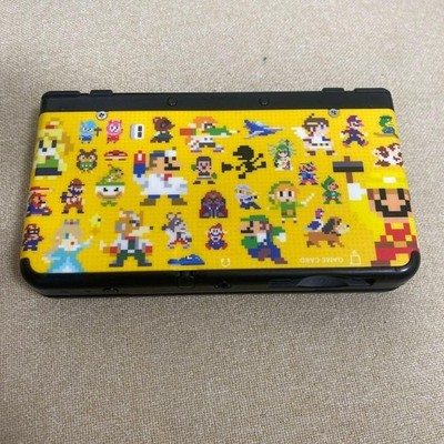 New Nintendo 3DS Super Mario Maker Console Kisekae Plates Pack W/Charger