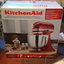 KitchenAid Empire Red 5-Quart Tilt-Head Stand Mixer KSM150PSER w/ Attachments
