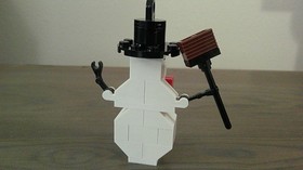 LEGO CREATOR: Snowman (30008) 100% Complete w Minifigures & Instructions