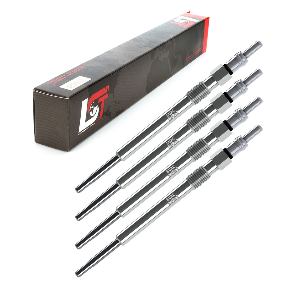 4x Glow Plug for Fiat 500 Doblo Idea Linea Panda Punto Scudo Siena Strada