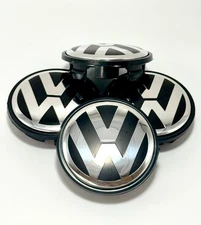 New Volkswagen 65mm 2.5 Wheel Cap - 4 pieces - Fits Jetta Passat Golf CC Tiguan