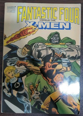 FANTASTIC FOUR VERSUS THE X-MEN 1.AUFLAGE MARVEL COMICS TASCHENBUCH
