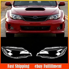 For Subaru Impreza 2008-2011 A Pair Headlight Clear Lens Cover Us For Subaru Impreza 2008-2011 A Pair Headlight Clear Lens Cover Us