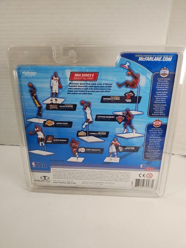 McFarlane NBA 4 Figure LOT Dwayne Wade ~ Ben Wallace ~ J Kidd ~Szczerbiak SEALED - Picture 16 of 23