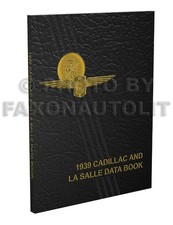 1939 Cadillac Data Book V8 V16 And La Salle Dealer Album Lasalle Facts