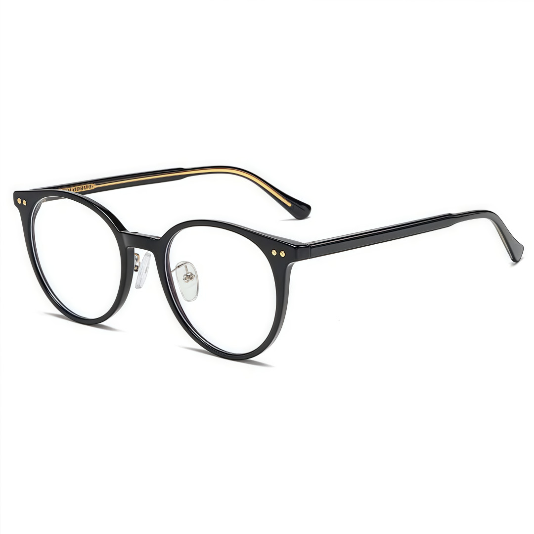 New TR90 Blue Light Blocking Eyeglasses Round Retro Reading Glasses Women