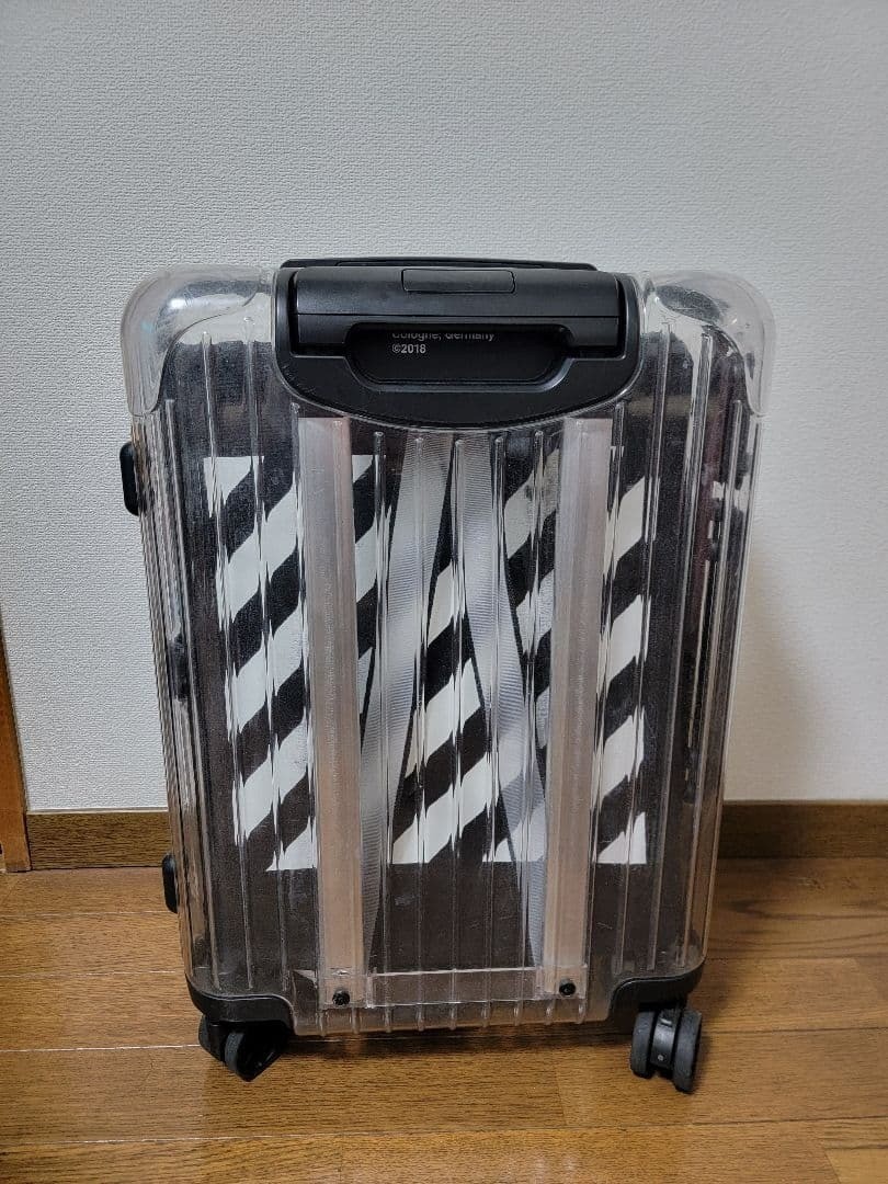 Rimowa Off-White 36L Clear 4-wheels Carry Case Suitcase | eBay