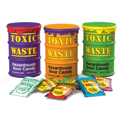 Toxic Waste Color Drums (Pack of 3)