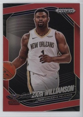 2024-25 Panini Prizm Black Red Prizm /299 Zion Williamson #136 1iu6