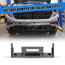 Steel Winch Plate For 2022-2025 GMC sierra 1500 Built-in Winch Mounting Plate