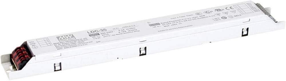 Alimentation LED Mean Well LDC-35DA driver courant constant 35W dimmable 27-56V PFC