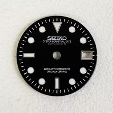 1 brand new black dial for SEIKO movements 7S26, NH34, NH35 parts and items