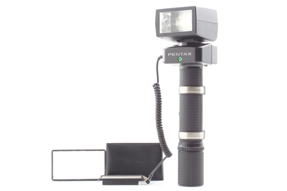 Direct Grip Mount [MINT w/ Cord] Pentax AF400T Hammer Flash 67 6x7 From JAPAN - Image 3 of 4