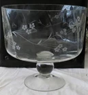 Princess House Heritage Glass Trifle Bowl - 9 inches diameter - 9 inches tall