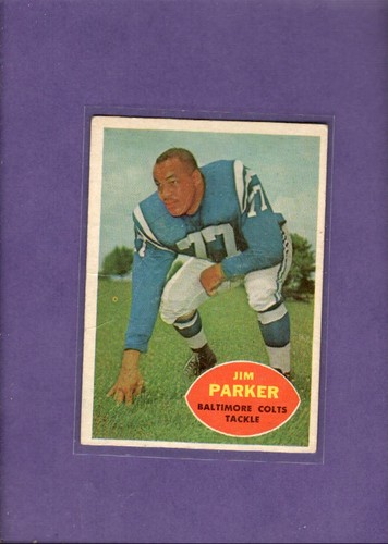Jim Parker #5 1960 Topps card